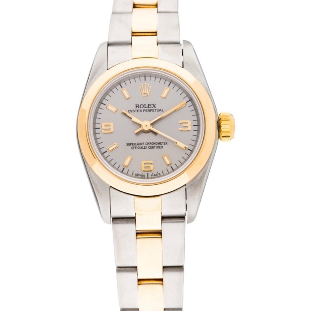 COPY - Rolex Oyster Perpetual - 18kt and sterling…